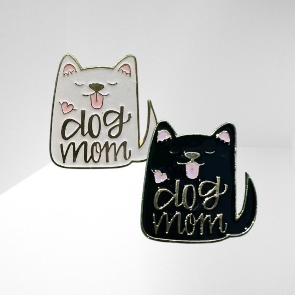 ❤️ 5/$18 - Dog Mom Enamel Pins Set